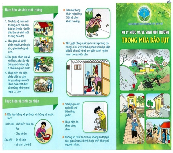 Hướng dẫn vệ sinh môi trường và xử lý nước sạch sinh hoạt sau bão lũ: đảm bảo an toàn sức khỏe cho người dân